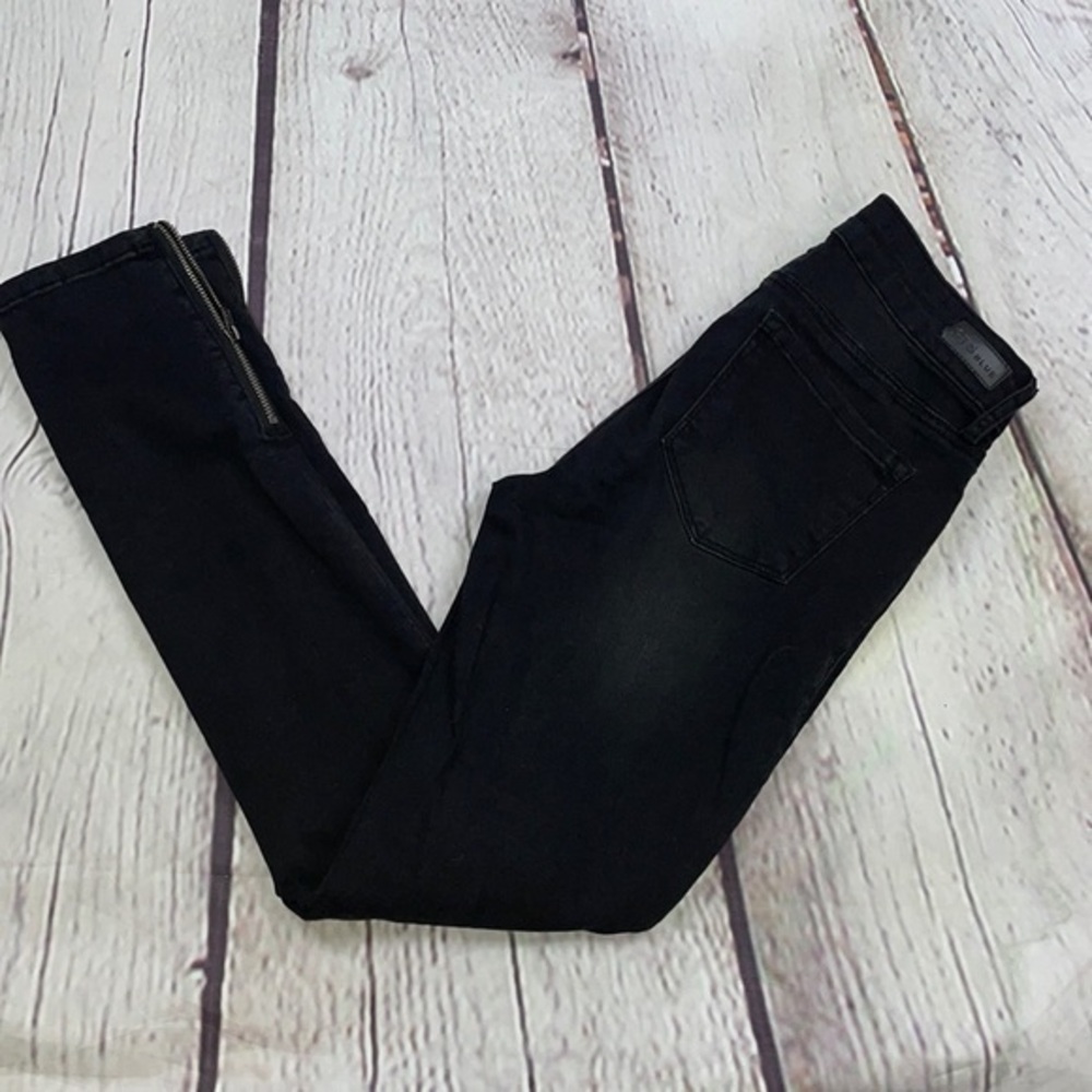UEC STS Blue distressed black skinny mid rise  jeans 27